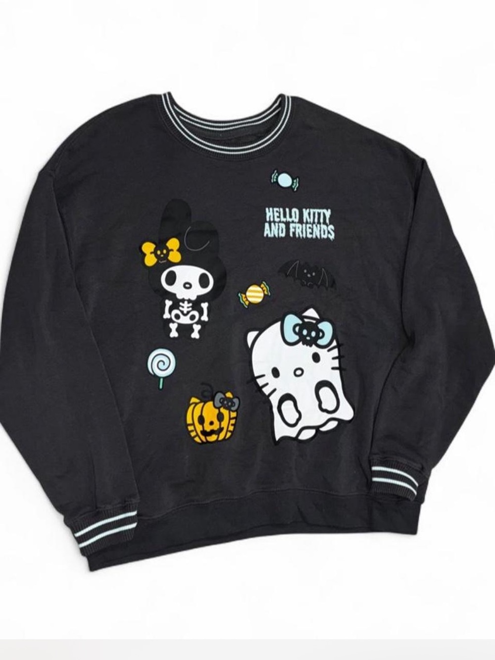 Sanrio Hello Kitty & Friends Black Halloween Crewneck